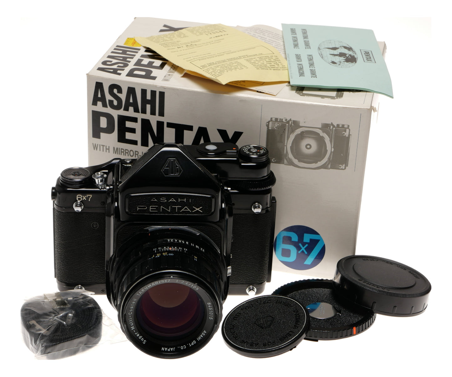 Pentax 6x7 Medium Format SLR with 105mm f/2.4 Takumar Lens