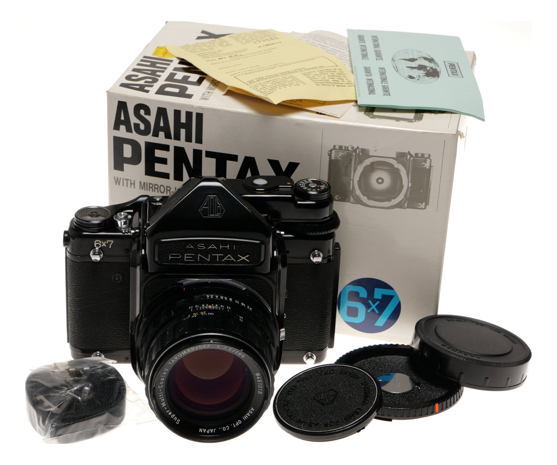 Pentax 6x7 Medium Format SLR with 105mm f/2.4 Takumar Lens