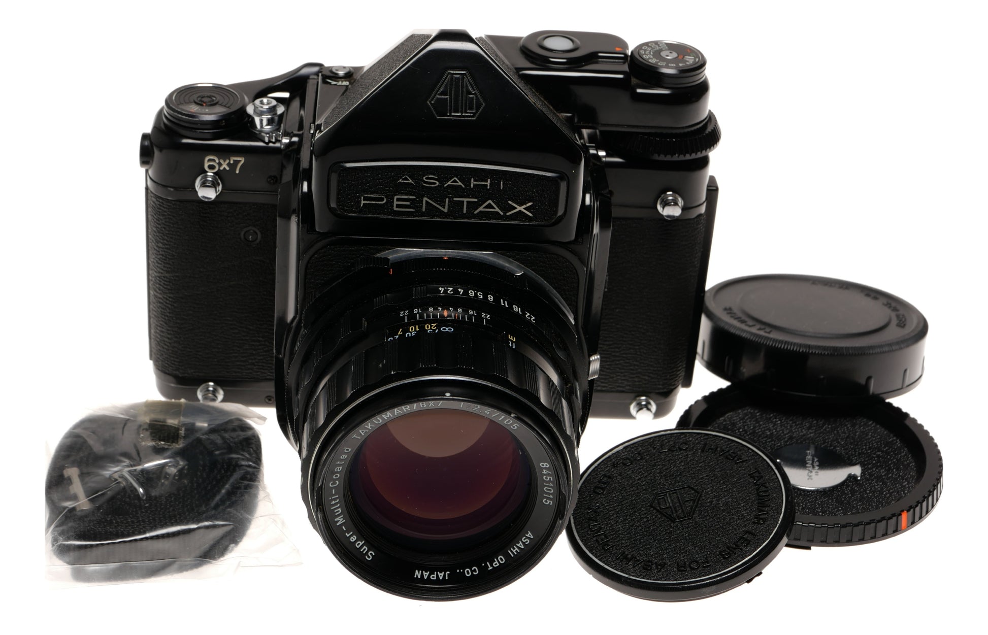 Pentax 6x7 Medium Format SLR with 105mm f/2.4 Takumar Lens - View 2