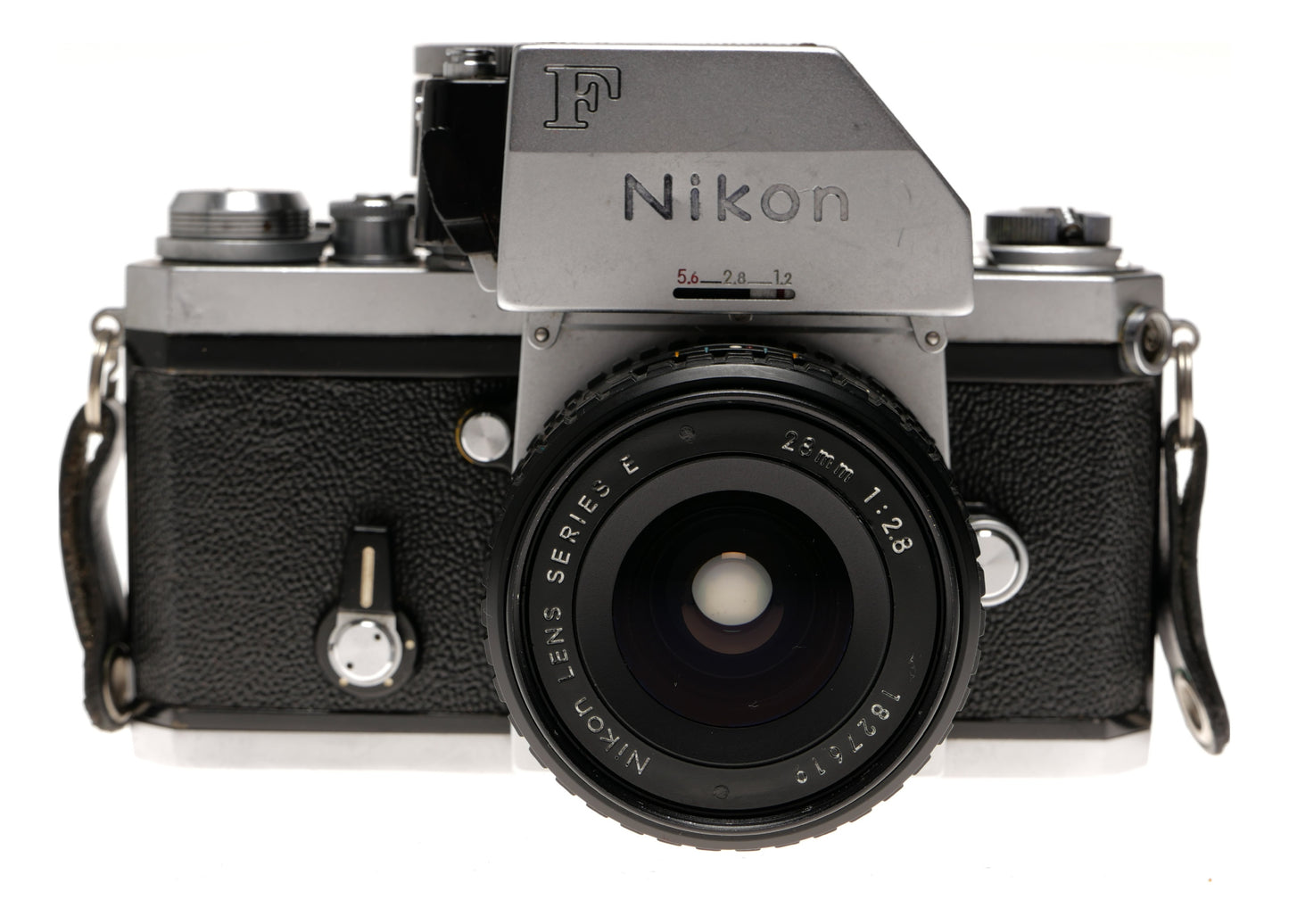 Nikon F 35mm SLR Film Camera Body with Lenses Case - View 3