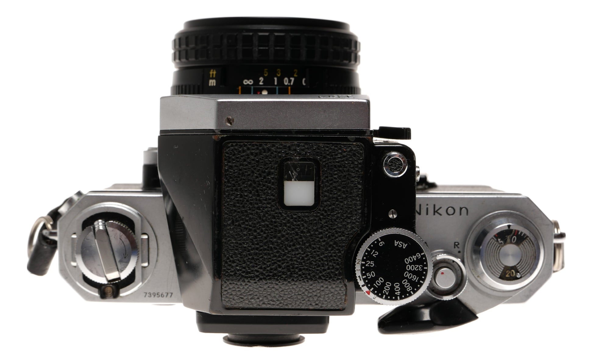 Nikon F 35mm SLR Film Camera Body with Lenses Case - View 8