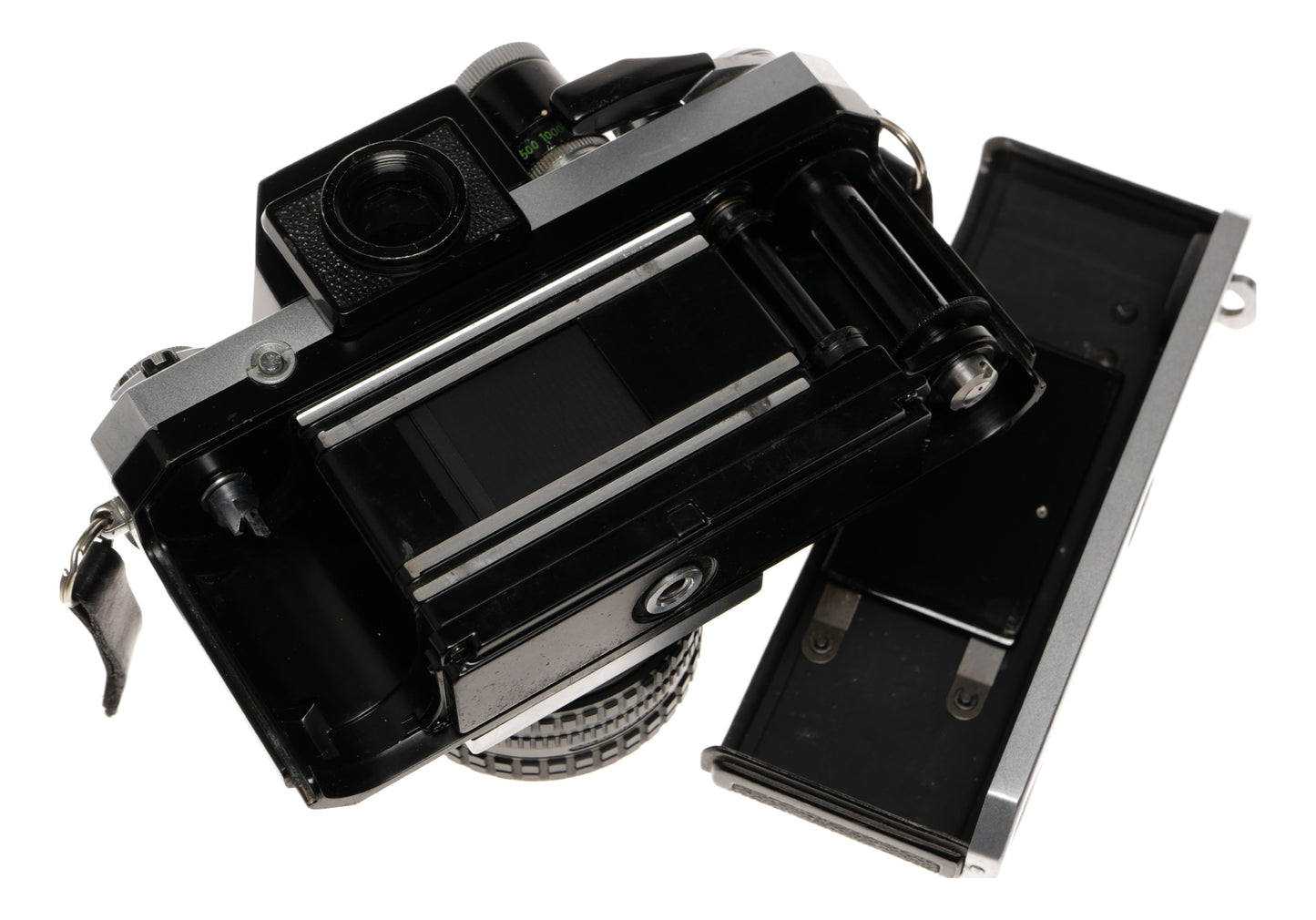 Nikon F 35mm SLR Film Camera Body with Lenses Case - View 9