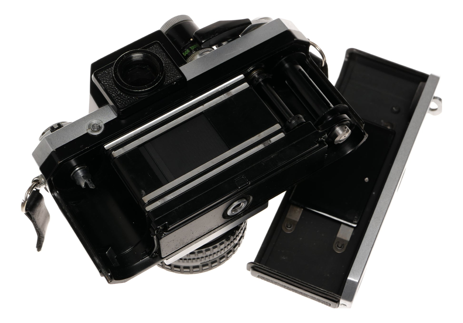 Nikon F 35mm SLR Film Camera Body with Lenses Case - View 9