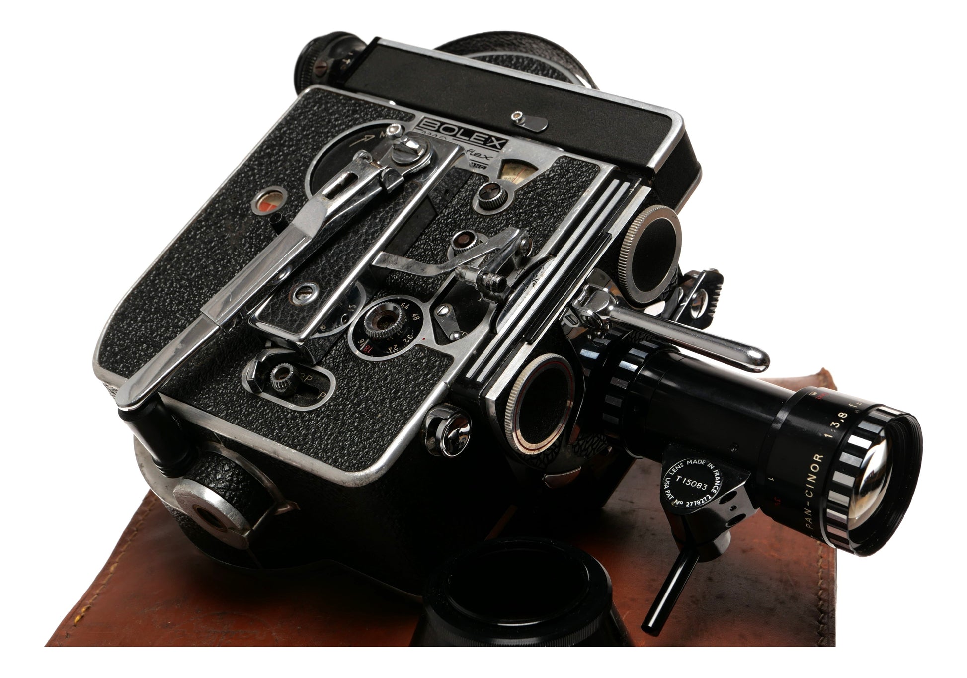 Bolex H16 Reflex 16mm Film Camera with Pan-Cinor Lens - View 2