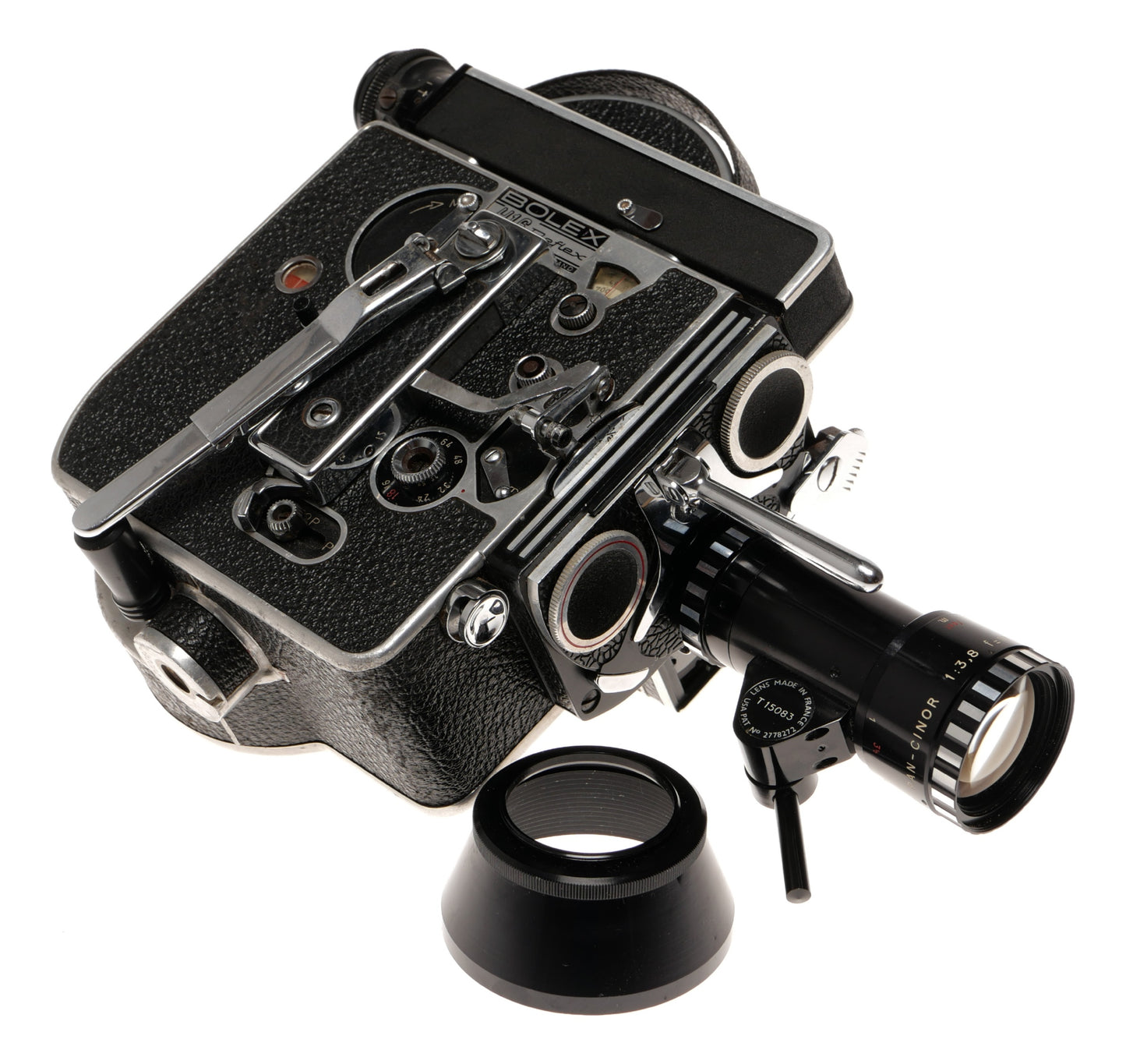 Bolex H16 Reflex 16mm Film Camera with Pan-Cinor Lens - View 3