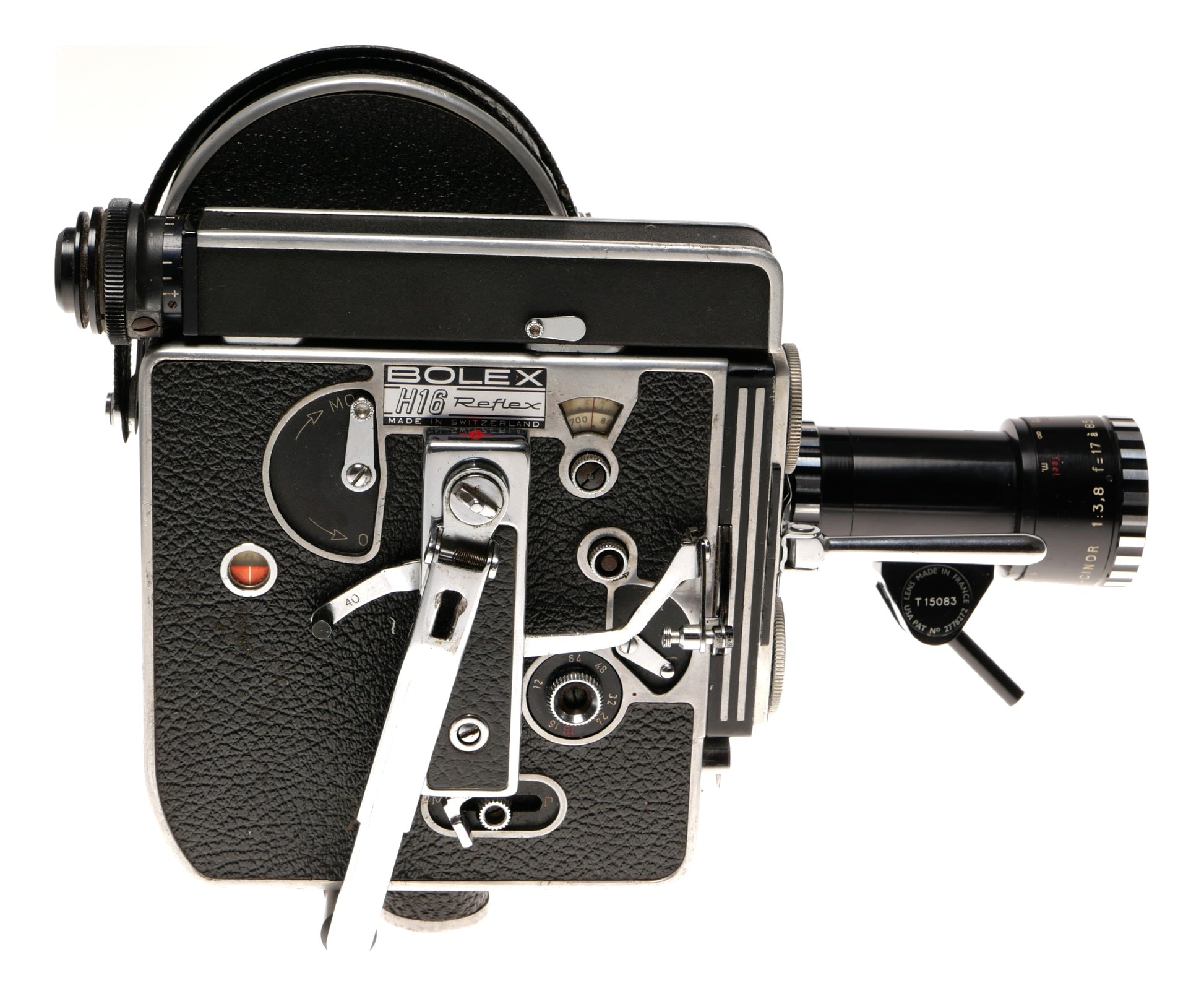 Bolex H16 Reflex 16mm Film Camera with Pan-Cinor Lens - View 4