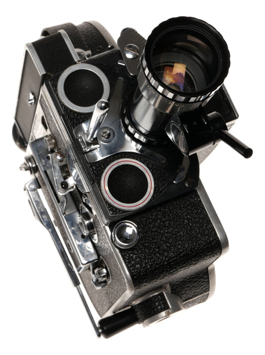 Bolex H16 Reflex 16mm Film Camera with Pan-Cinor Lens - View 9