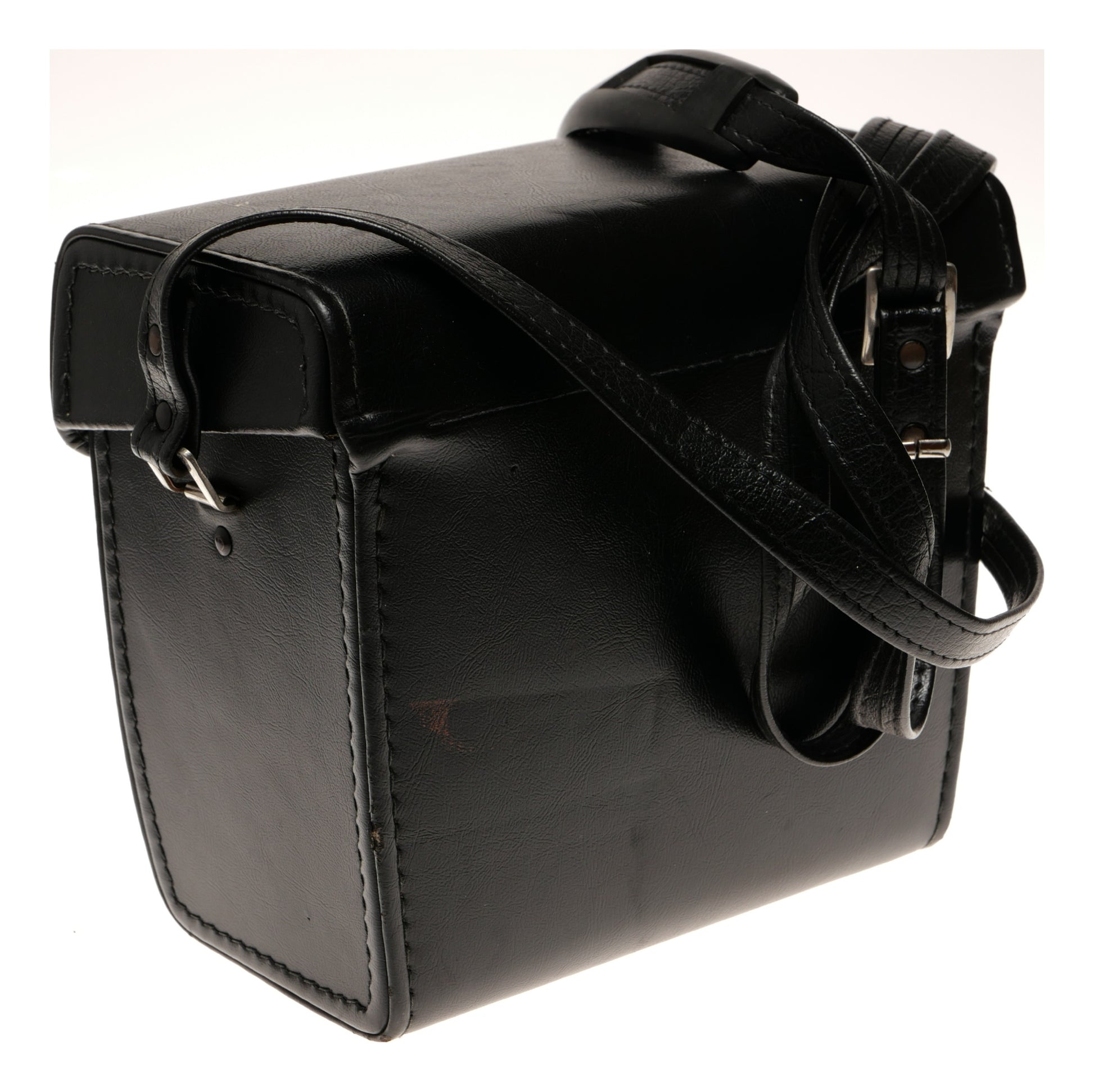 Leica Leitz Wetzlar Black Leather Camera Case with Strap - View 3