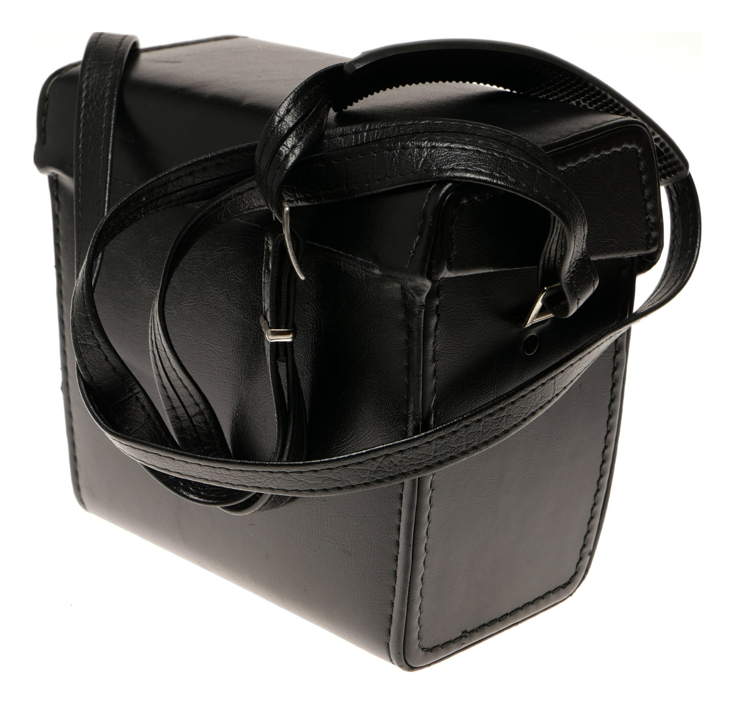 Leica Leitz Wetzlar Black Leather Camera Case with Strap - View 5