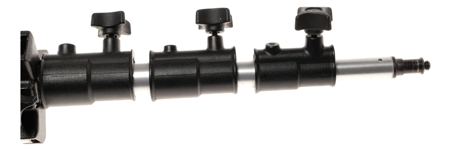 Manfrotto Aluminum Tripod Leg Assembly Black Knobs - View 3