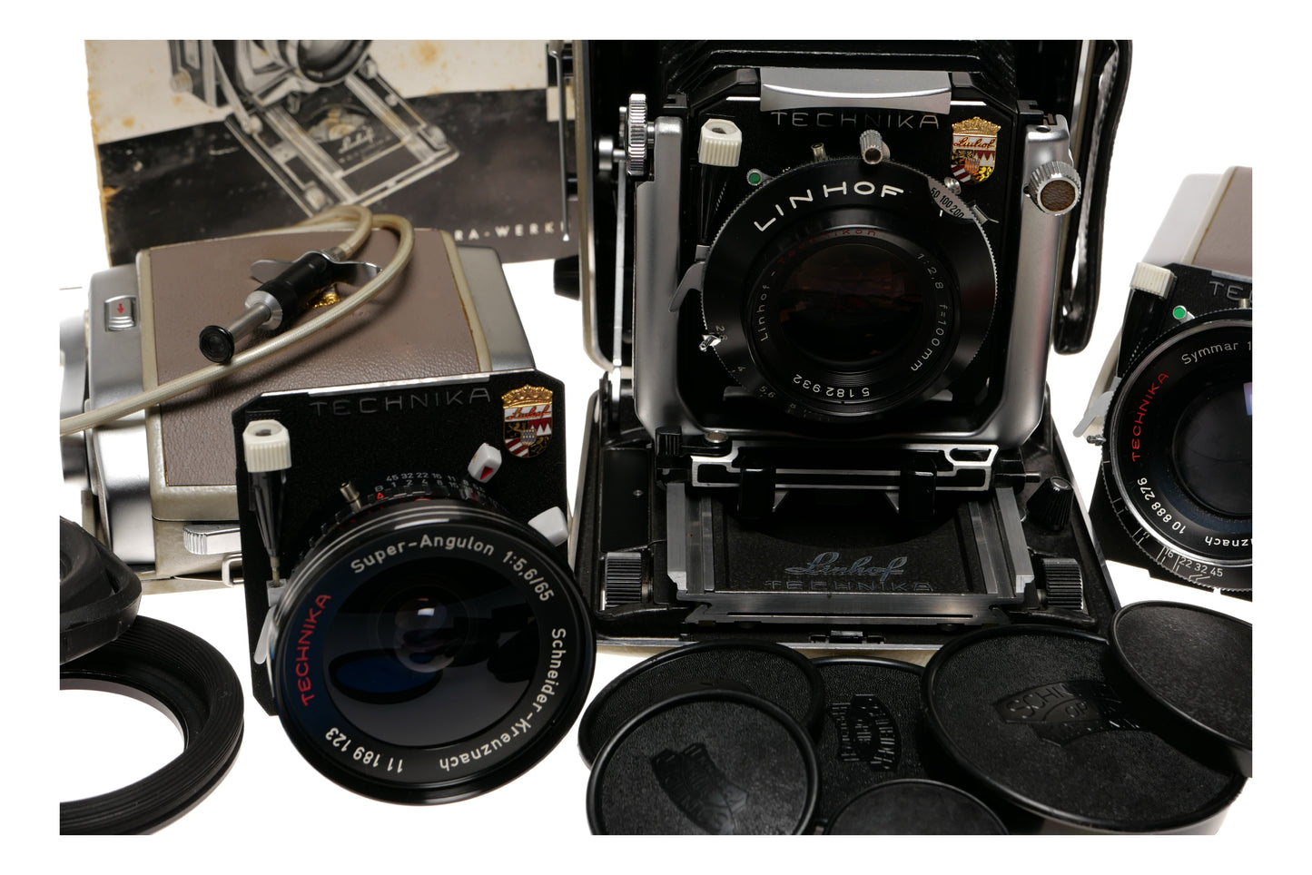 Linhof Technika 4x5 Large Format Camera with Schneider Lenses - View 2