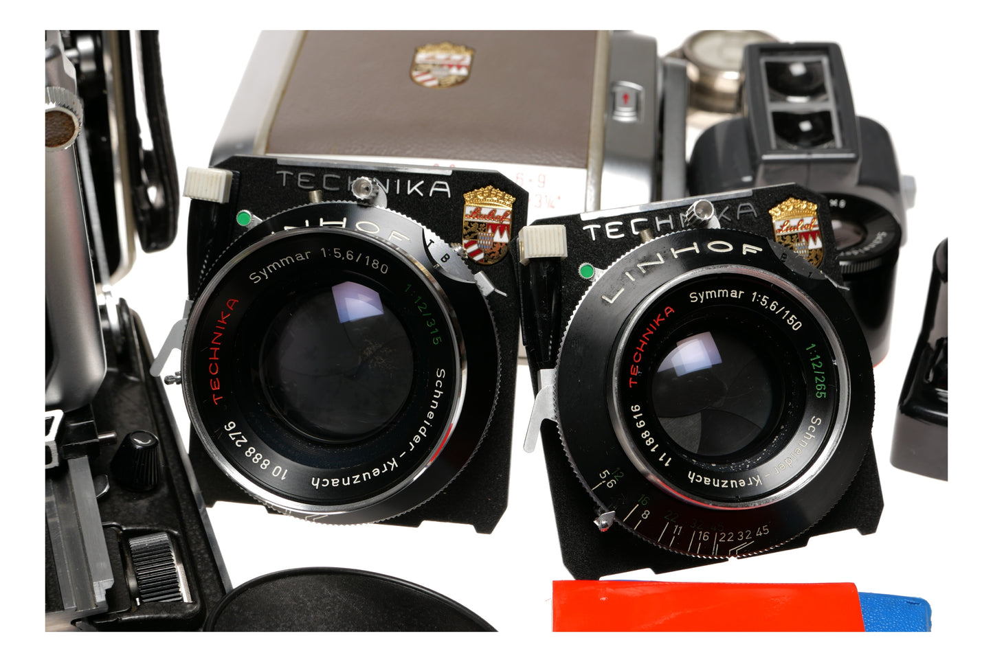 Linhof Technika 4x5 Large Format Camera with Schneider Lenses - View 3