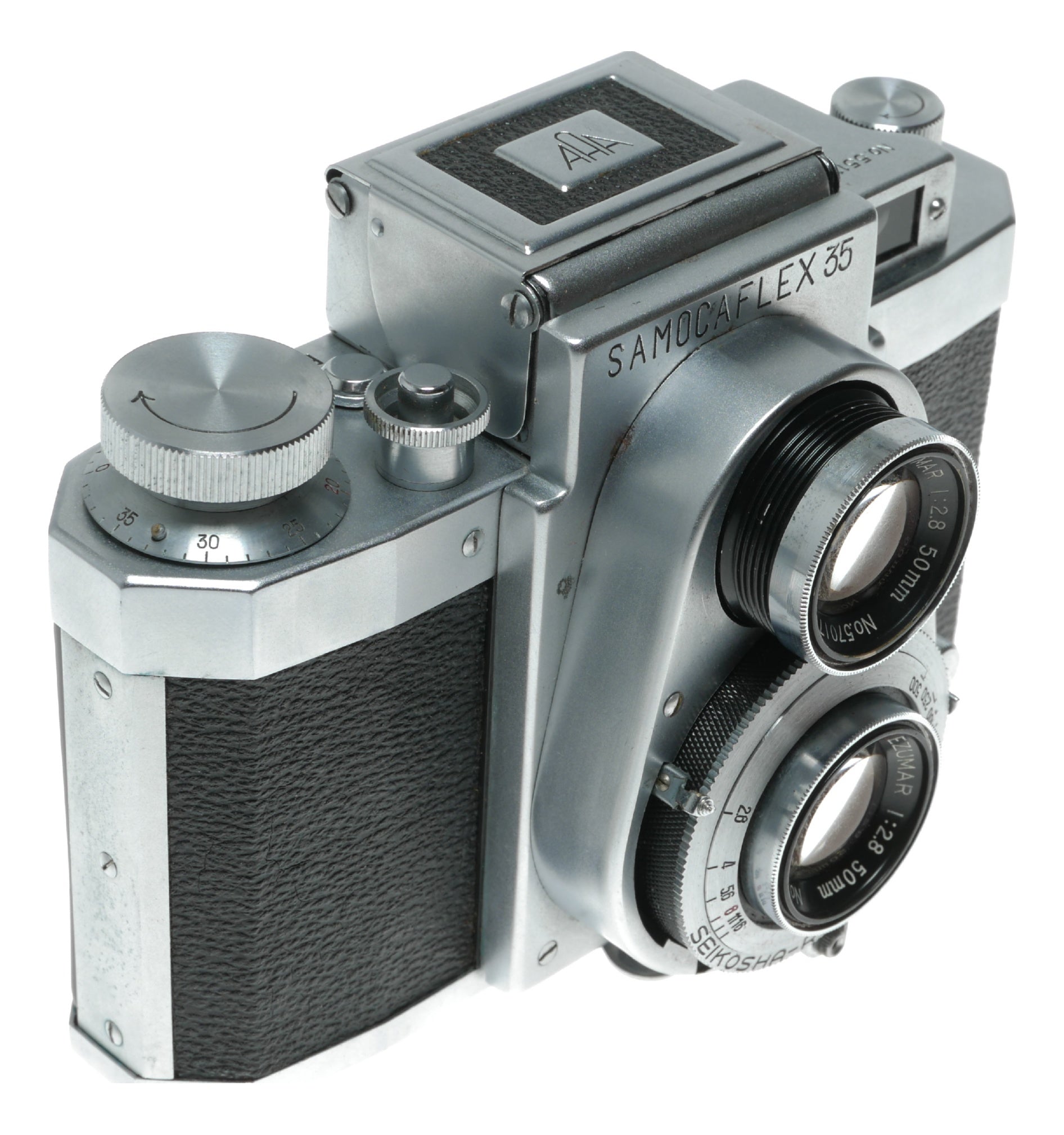 Samocaflex 35 reflex vintage rare 35mm film camera close up lens case set