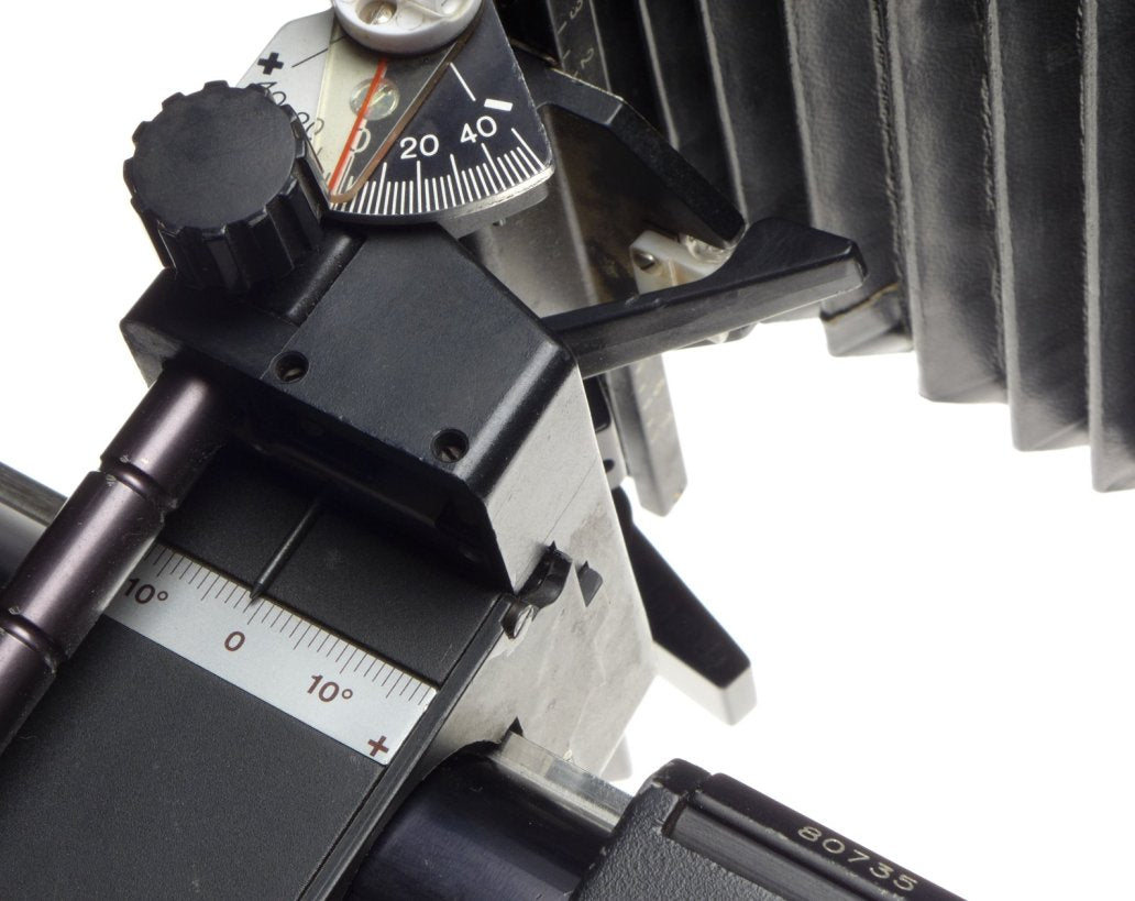 SINAR F2 black complete large format view film field camera Super-Angulon 5.6/75