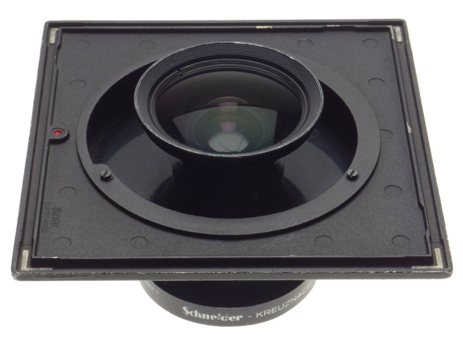 SINAR F2 black complete large format view film field camera Super-Angulon 5.6/75