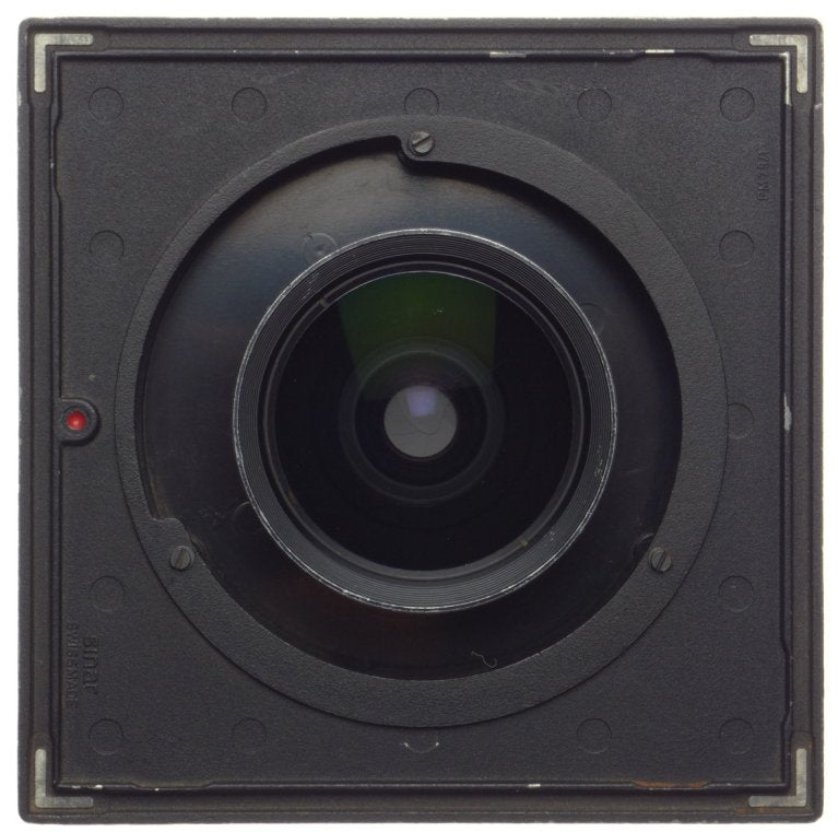SINAR F2 black complete large format view film field camera Super-Angulon 5.6/75