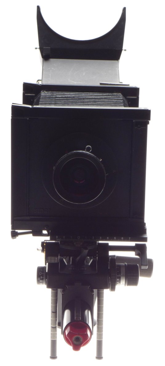 SINAR F2 black complete large format view film field camera Super-Angulon 5.6/75
