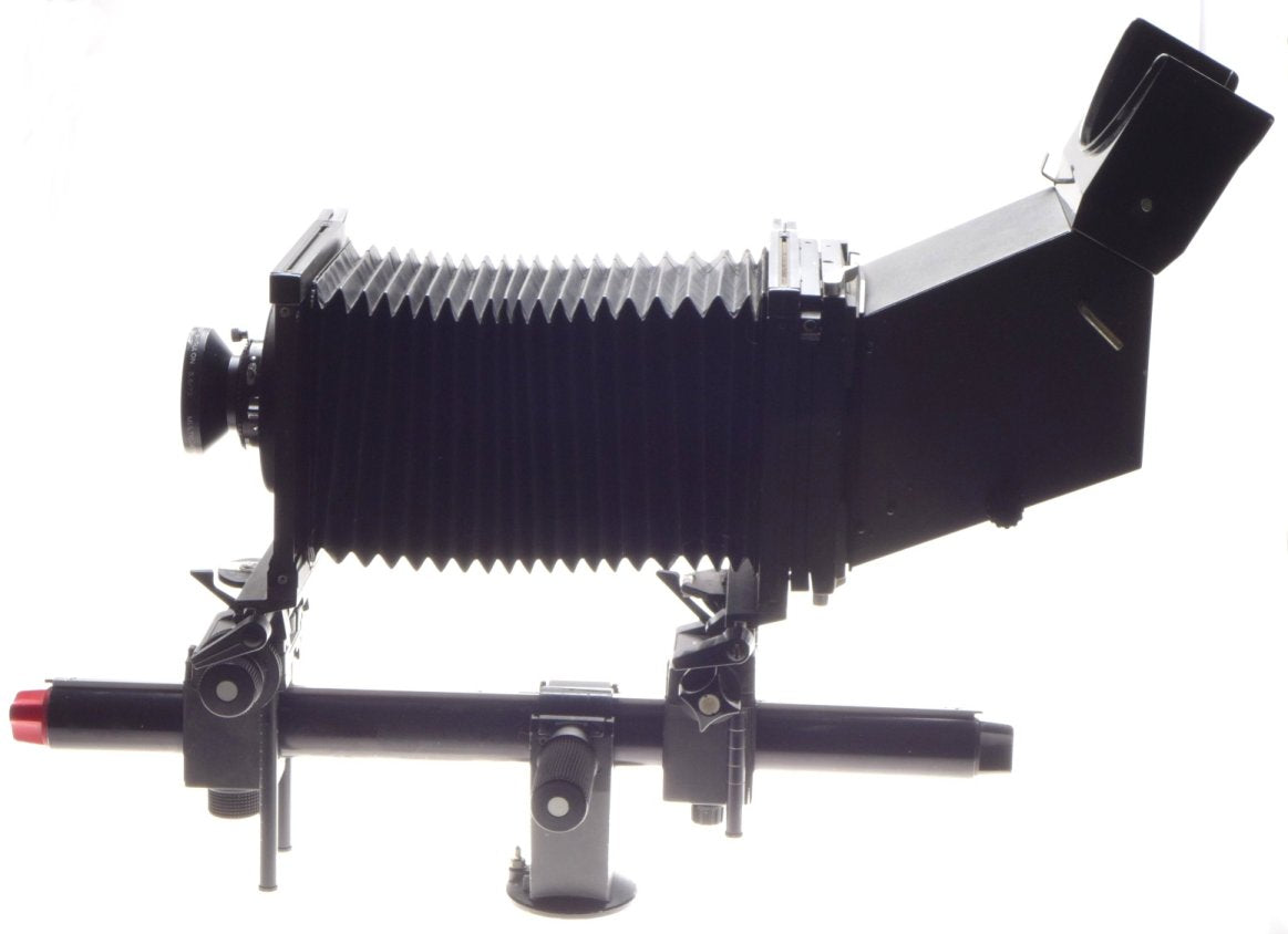 SINAR F2 black complete large format view film field camera Super-Angulon 5.6/75