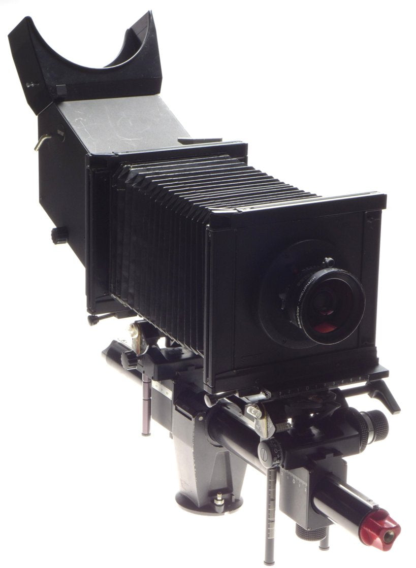 SINAR F2 black complete large format view film field camera Super-Angulon 5.6/75