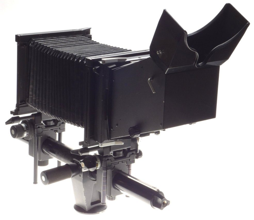 SINAR F2 black complete large format view film field camera Super-Angulon 5.6/75