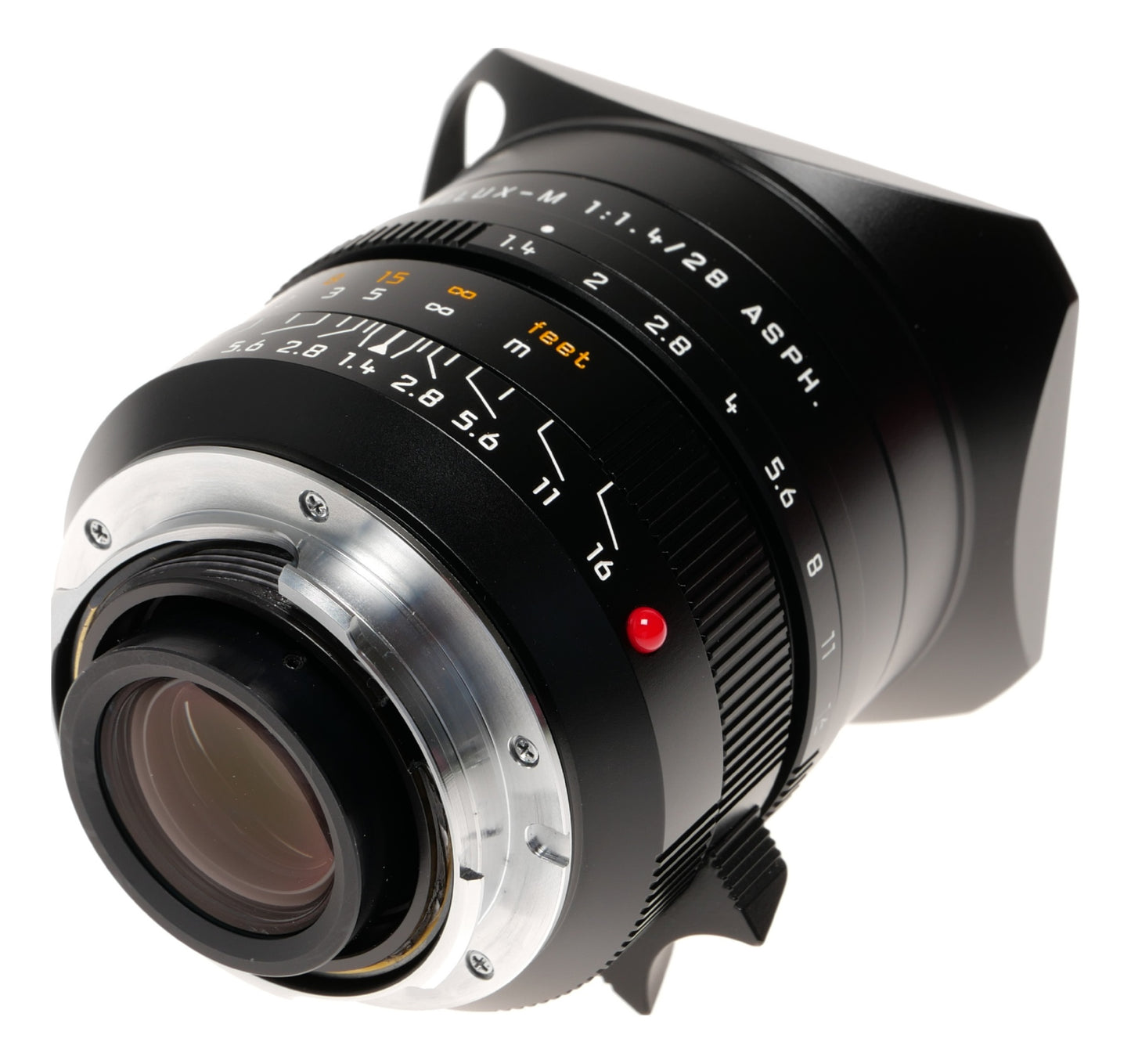 Leica Summilux-M 28mm f/1.4 ASPH Black Anodized Lens - View 7
