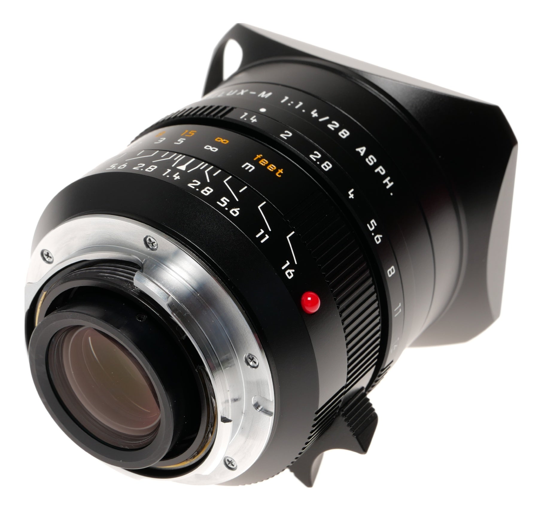 Leica Summilux-M 28mm f/1.4 ASPH Black Anodized Lens - View 7