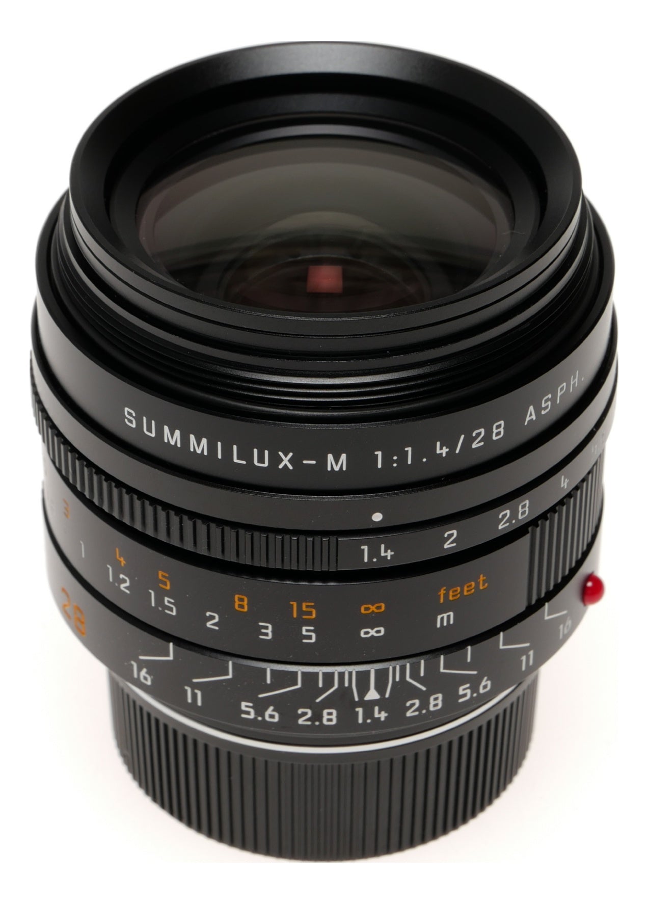 Leica Summilux-M 28mm f/1.4 ASPH Black Anodized Lens - View 12