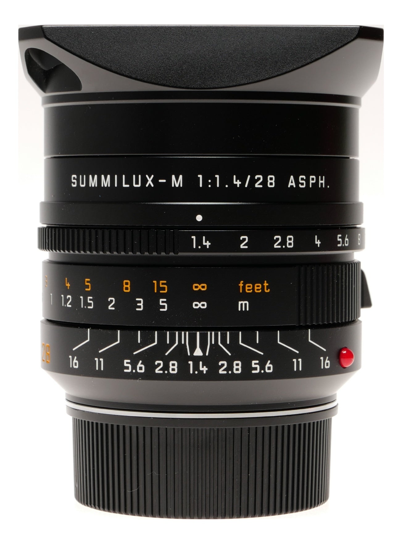 Leica Summilux-M 28mm f/1.4 ASPH Black Anodized Lens - View 13
