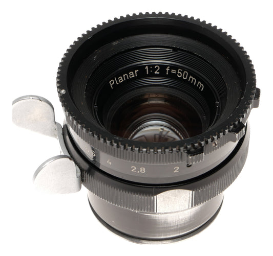 Vintage Carl Zeiss Planar 50mm f/2 Arri Cine Lens