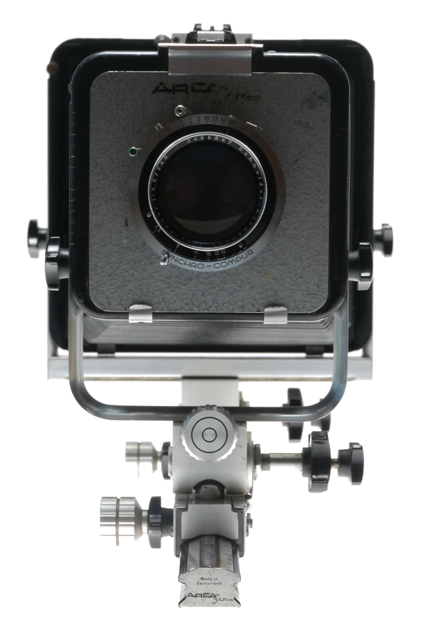 Arca Swiss 4x5 monorail field camera Tele-Xenar 5,5/240 with accessories