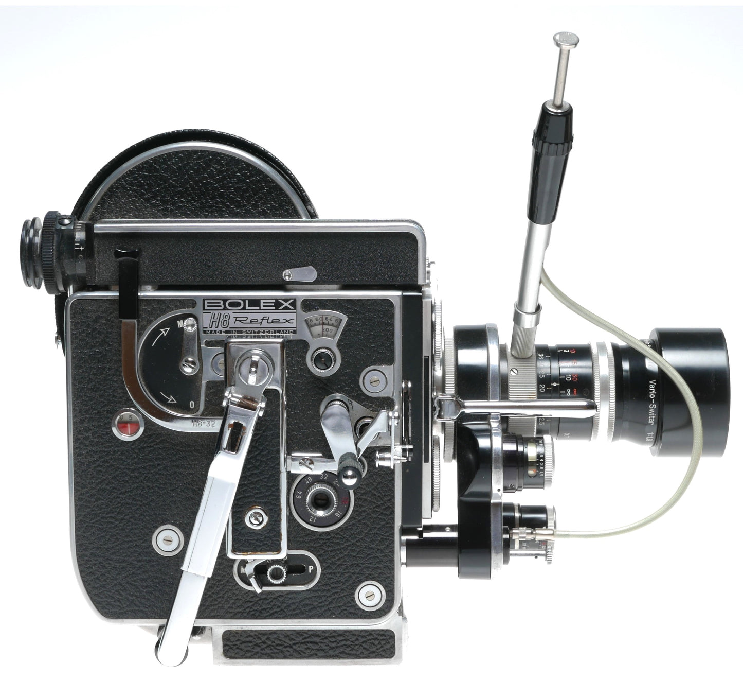 Bolex H8 Reflex 8mm Movie Camera with Vario-Switar Lens