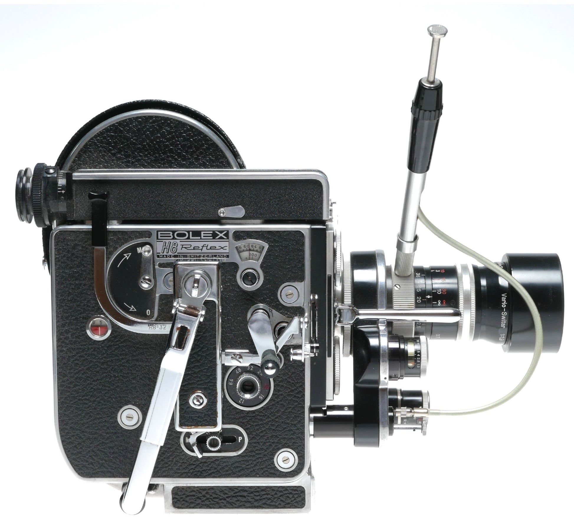 Bolex H8 Reflex 8mm Movie Camera with Vario-Switar Lens