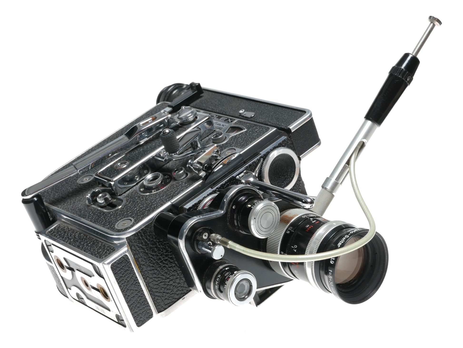 Bolex H8 Reflex 8mm Movie Camera with Vario-Switar Lens - View 3