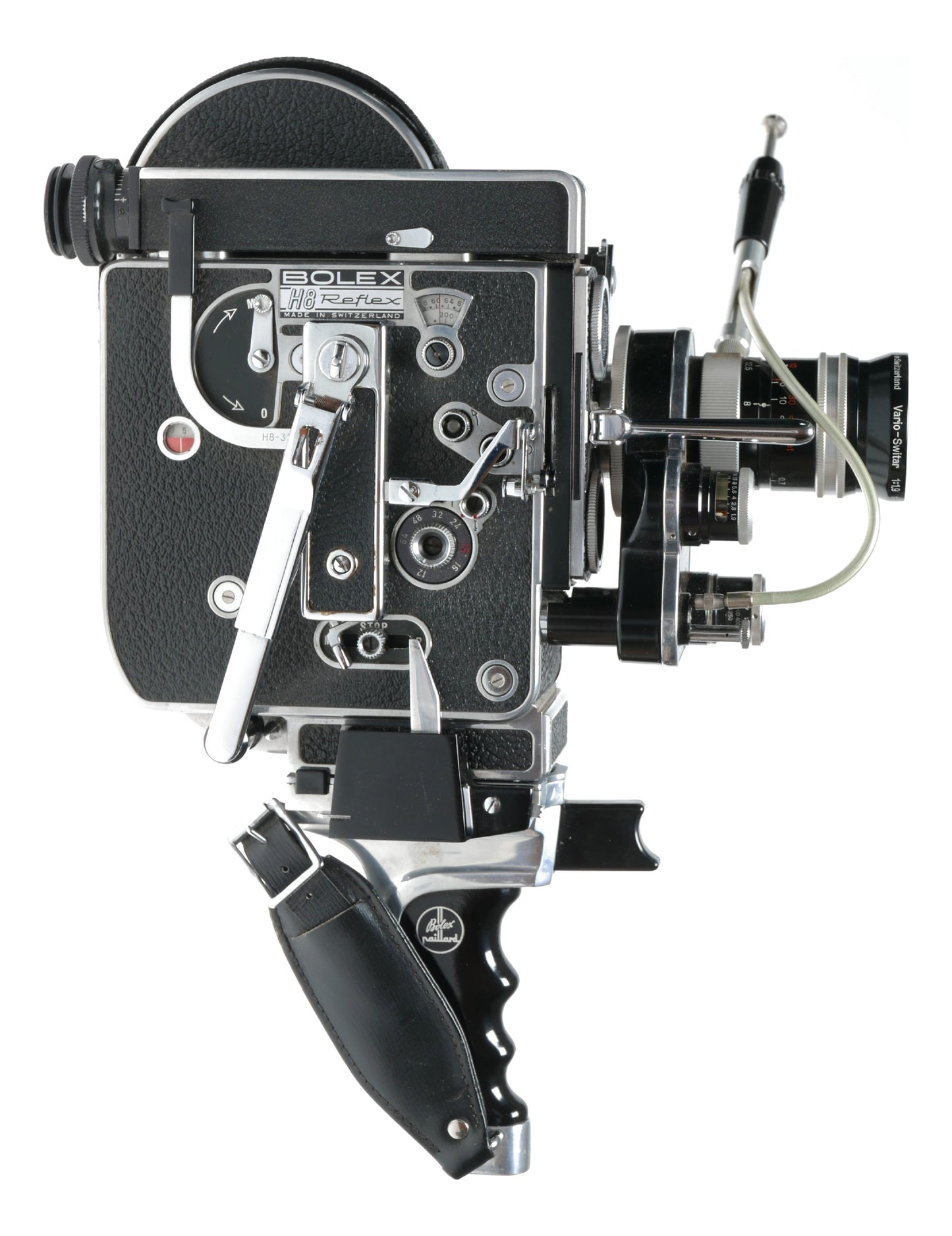 Bolex H8 Reflex 8mm Movie Camera with Vario-Switar Lens - View 12