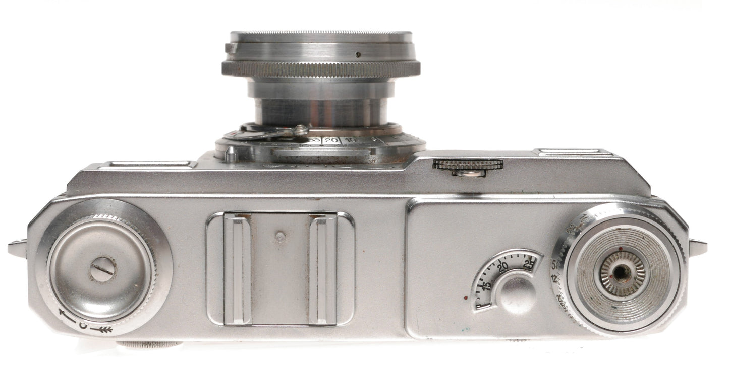 Sonnar f2 Zeiss f=5 cm Contax RF 35mm vintage film camera 2/50 mm lens