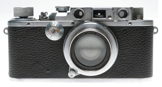 Leica IIIb rangefinder Summar f=5cm 1:2 lens 35mm vintage film camera