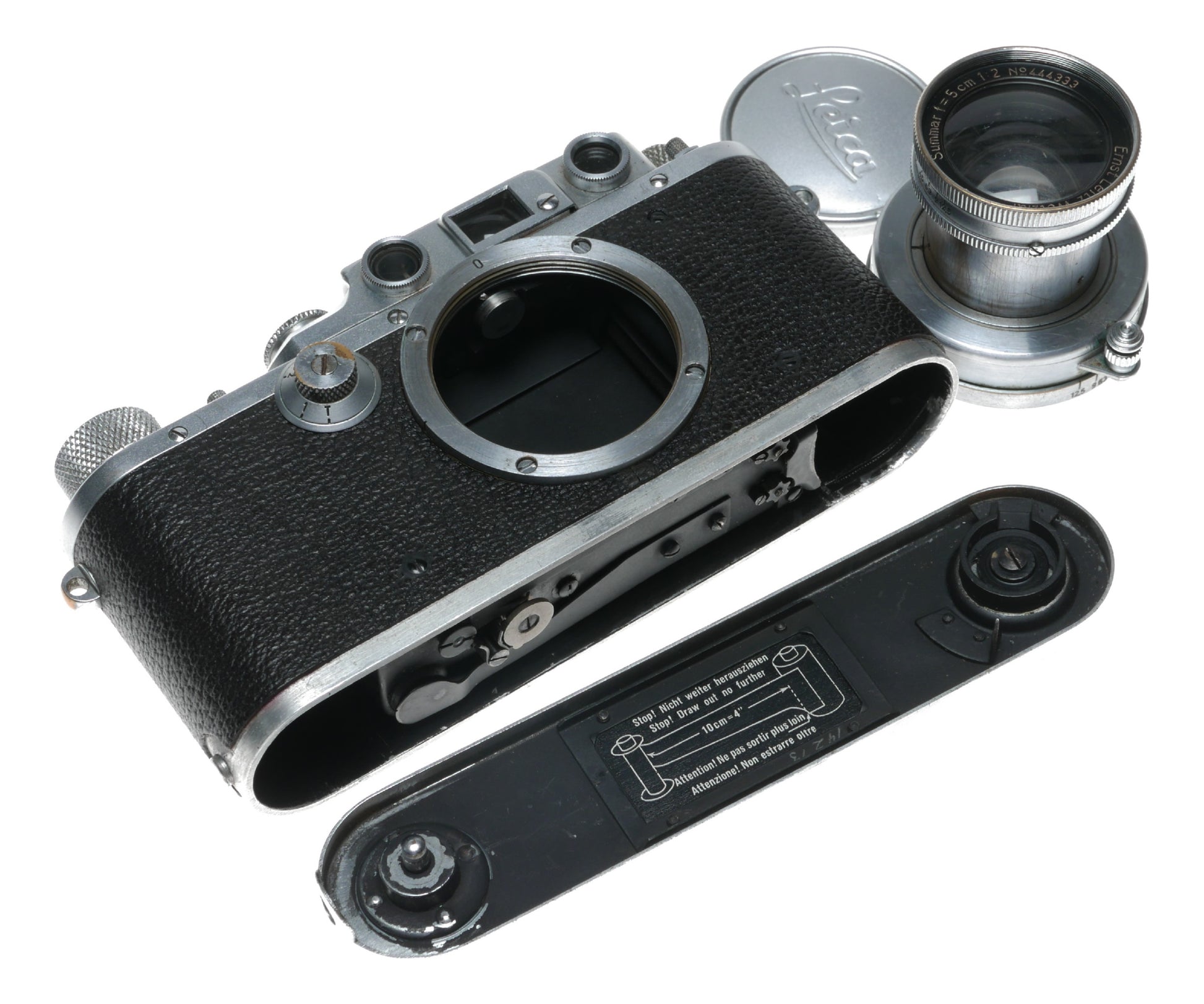 Leica IIIb rangefinder Summar f=5cm 1:2 lens 35mm vintage film camera