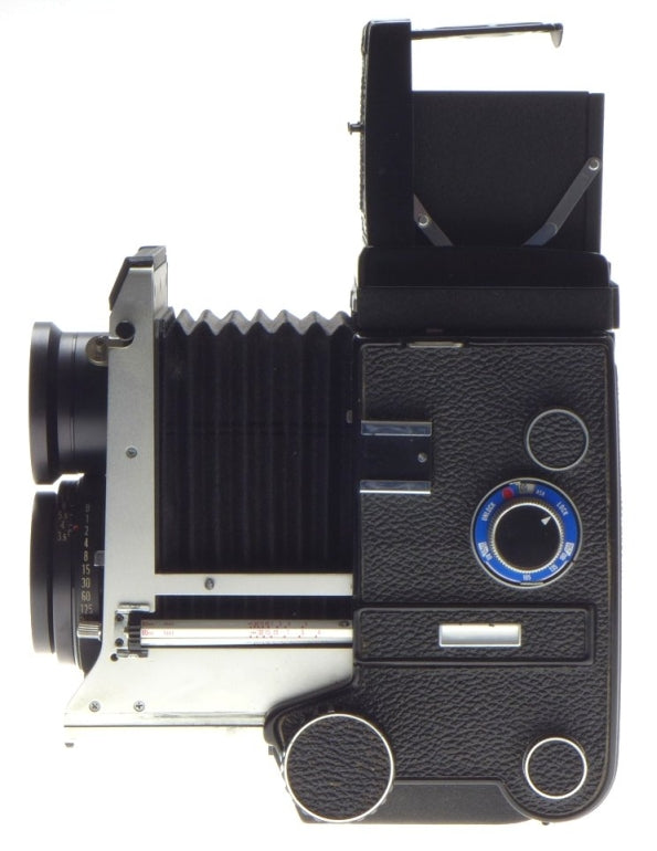 MAMIYA C330 PROFFESSIONAL 6x6 BLUE 3.5/105mm SEKOR LENS TLR MEDIUM FORMAT CAMERA