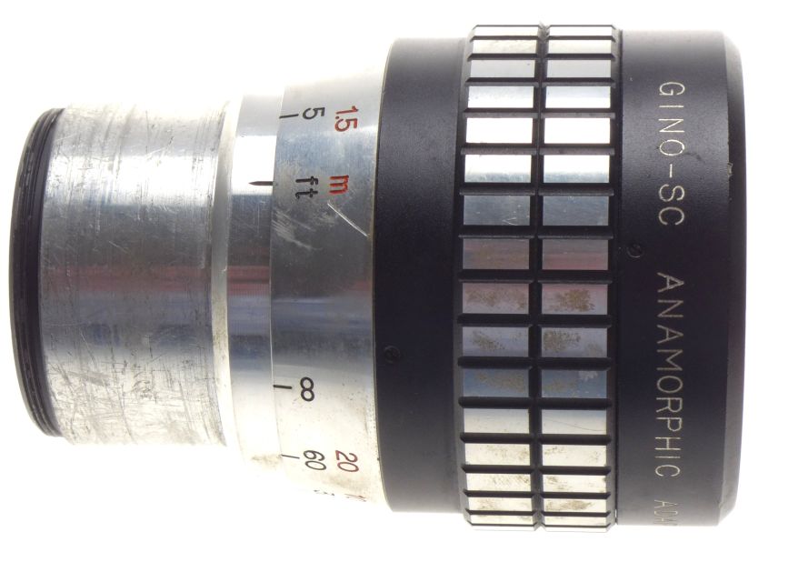 GINO-SC Anamorphic 16 adaptor lens used condition smooth focus projection lens