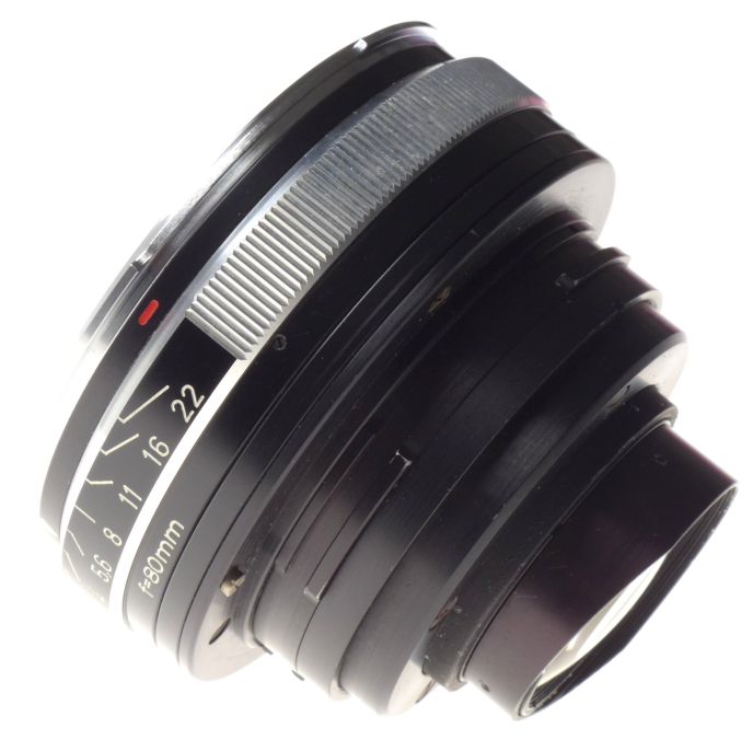 ROLLEI SL66 Zeiss Planar 1:2.8 f=80mm medium format coated chrome camera lens