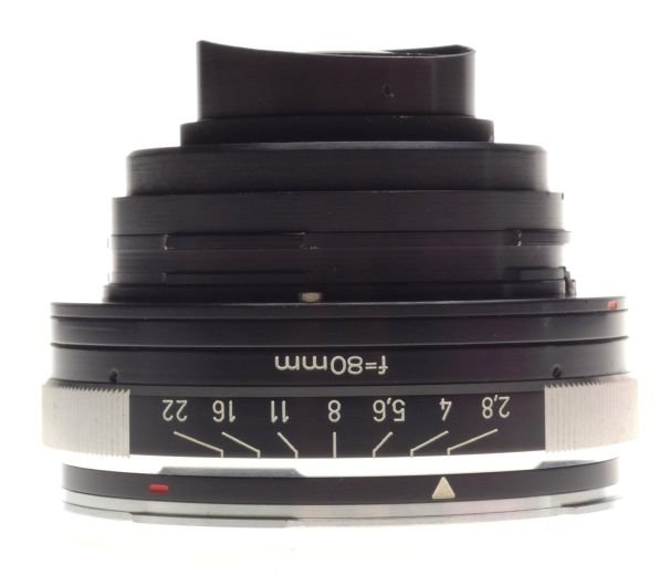 ROLLEI SL66 Zeiss Planar 1:2.8 f=80mm medium format coated chrome camera lens