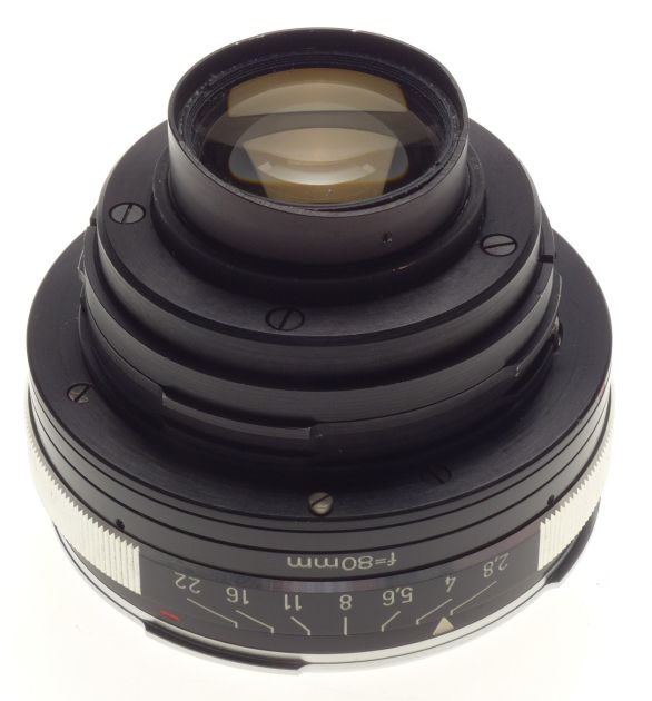 ROLLEI SL66 Zeiss Planar 1:2.8 f=80mm medium format coated chrome camera lens