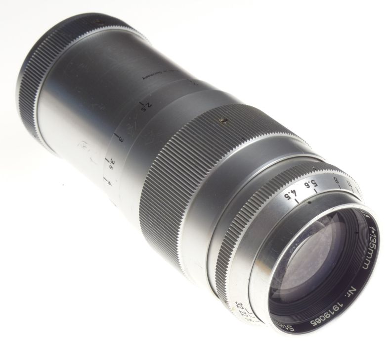 Steinheil CULMINAR 1:4.5/135mm lens Universal turret viewfinder hood M39 leica