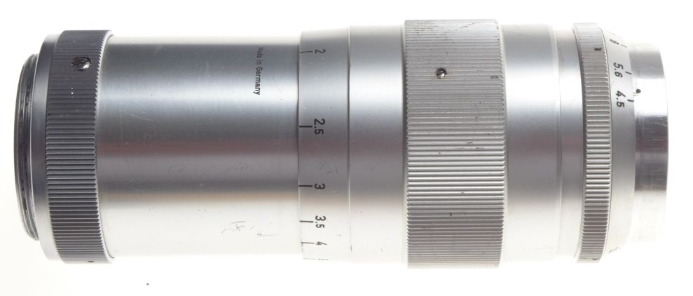 Steinheil CULMINAR 1:4.5/135mm lens Universal turret viewfinder hood M39 leica