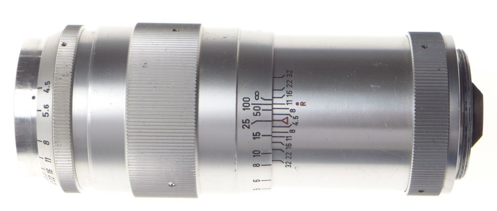 Steinheil CULMINAR 1:4.5/135mm lens Universal turret viewfinder hood M39 leica