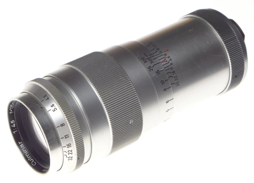Steinheil CULMINAR 1:4.5/135mm lens Universal turret viewfinder hood M39 leica