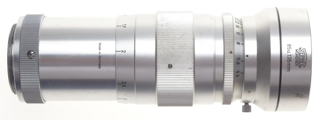 Steinheil CULMINAR 1:4.5/135mm lens Universal turret viewfinder hood M39 leica