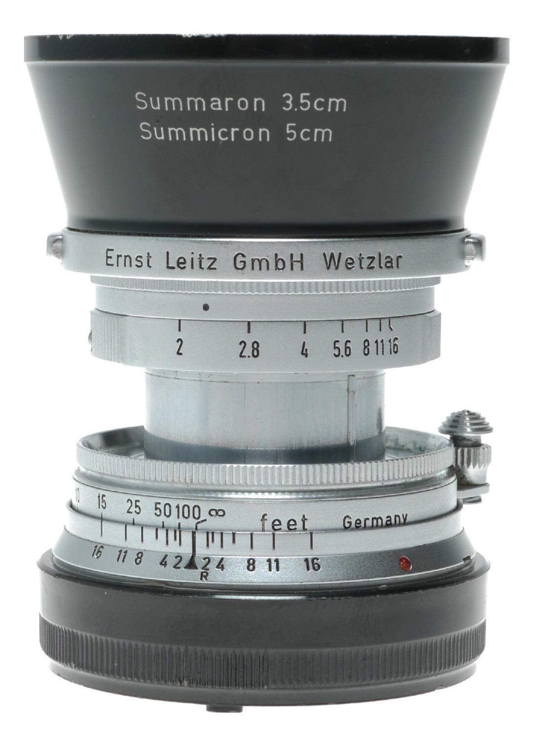 Leica M Summicron 1:2 f=5cm bayonet mount 2/50mm lens set just serviced