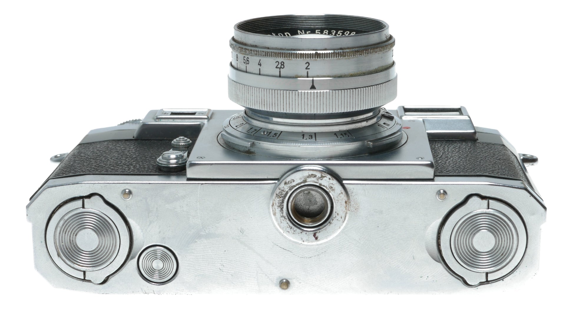 Zeiss Opton T Sonnar 1:2 f=5cm RF Contax camera cased clean condition
