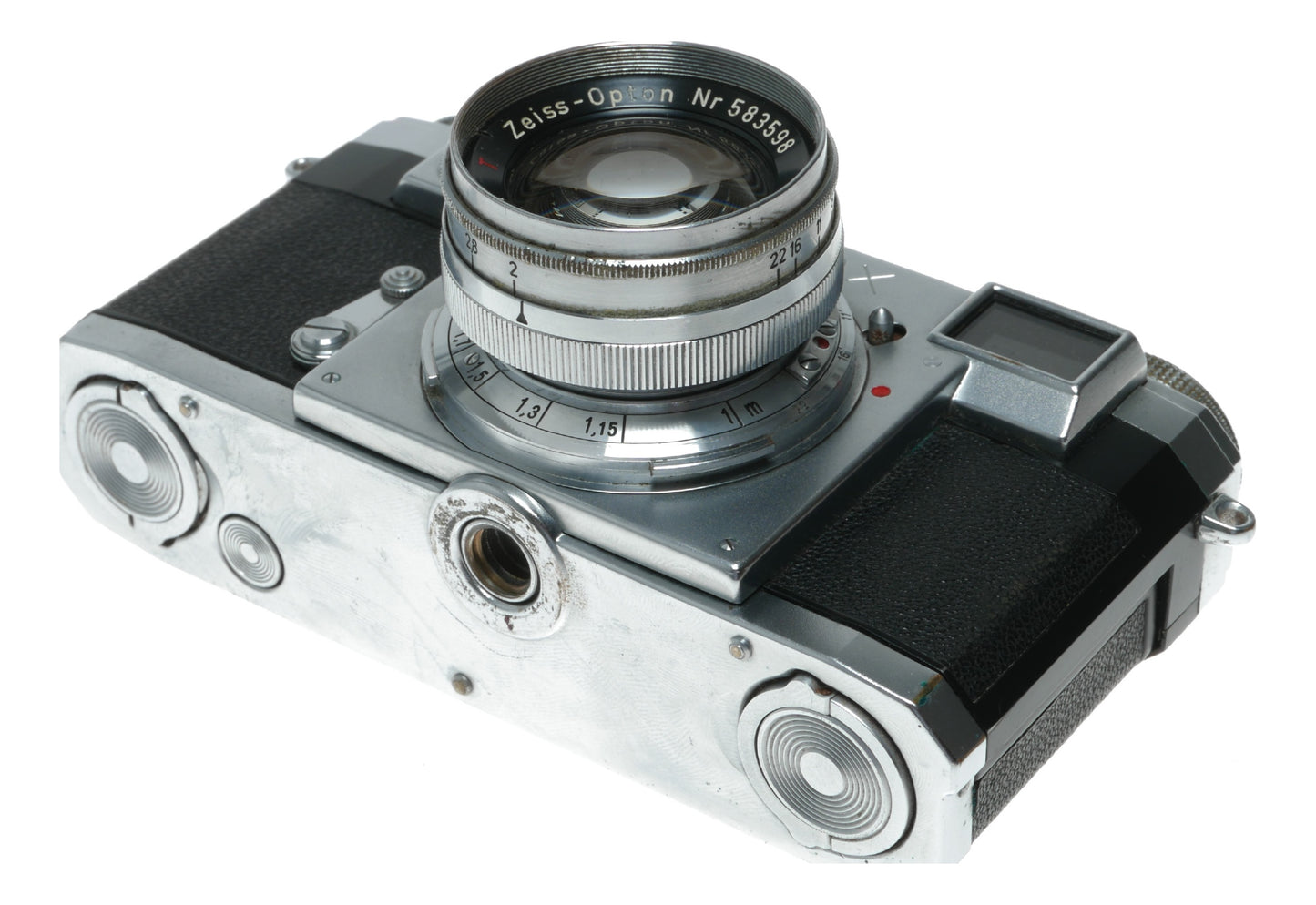 Zeiss Opton T Sonnar 1:2 f=5cm RF Contax camera cased clean condition